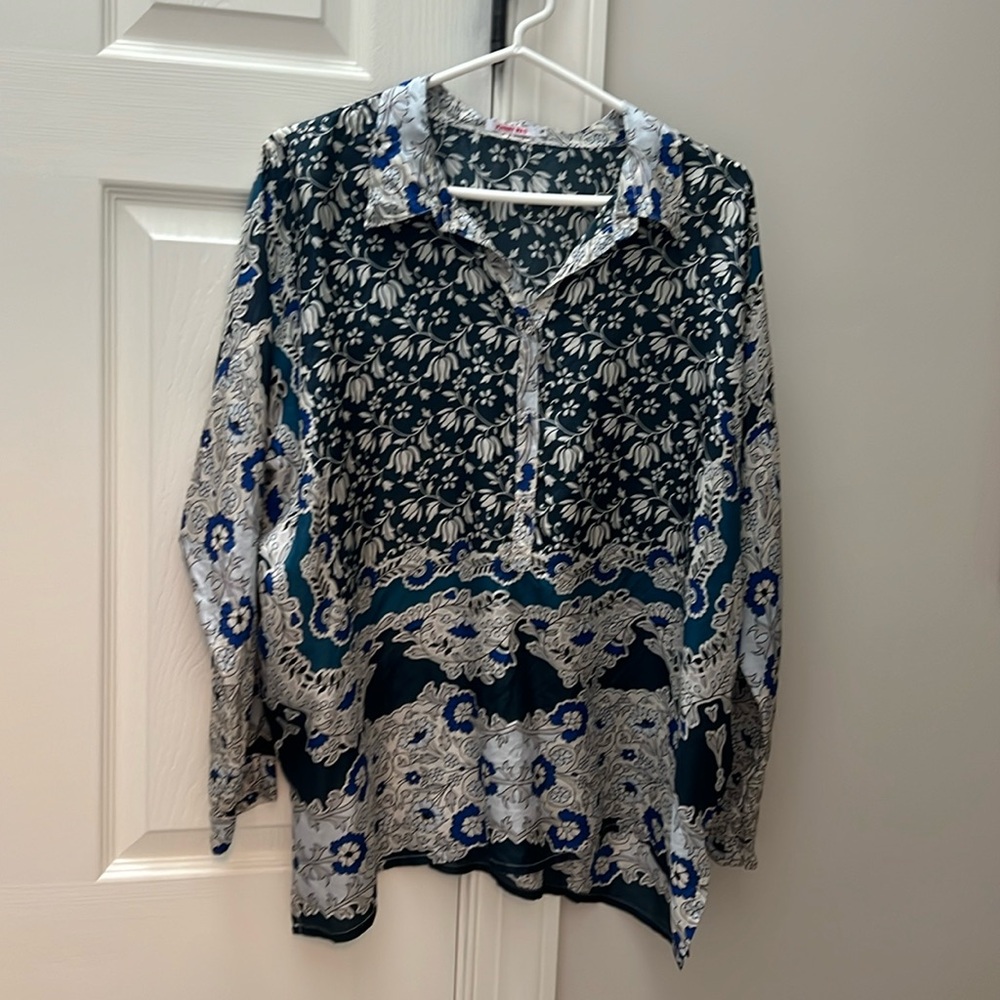 Johnny Was Long Sleeve Boho Tunic